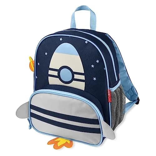 Skip Hop Sparks Kid's Backpack, Rocket | Adjustable Padded Straps & Roomy Main Compartment thumbnail 1