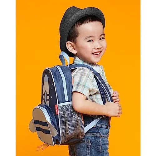 Skip Hop Sparks Kid's Backpack, Rocket | Adjustable Padded Straps & Roomy Main Compartment thumbnail 2