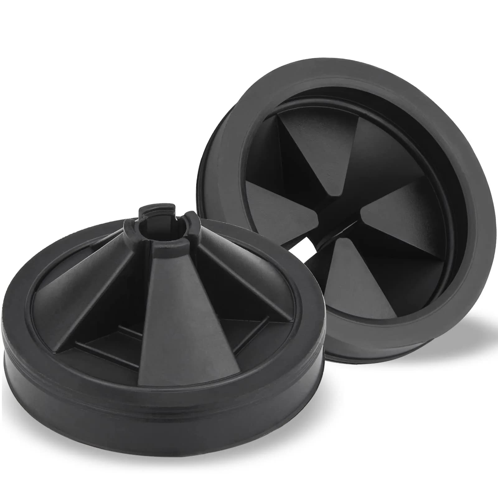Mellbree Garbage Disposal Splash Guards 2-Pack 3 1/8" | Quiet Collar Cover for EZ Installation Disposers — 3-1/8"