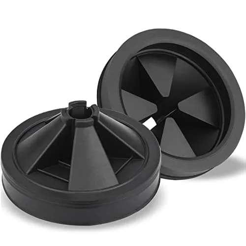 Mellbree Garbage Disposal Splash Guards 2-Pack 3 1/8" | Quiet Collar Cover for EZ Installation Disposers thumbnail 1