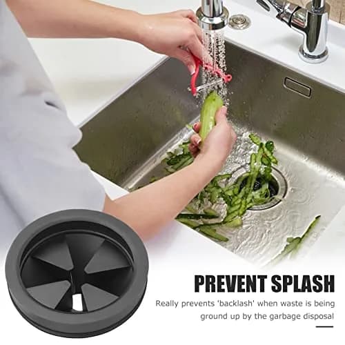 Mellbree Garbage Disposal Splash Guards 2-Pack 3 1/8" | Quiet Collar Cover for EZ Installation Disposers thumbnail 6