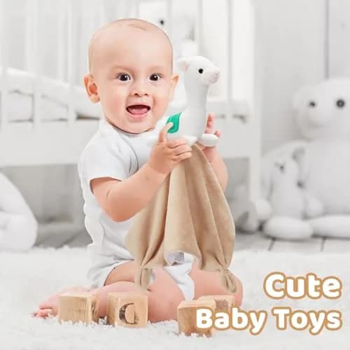 Pro Goleem Llama Security Blanket 14 Inch | Soft Baby Lovey for Newborns & Toddlers thumbnail 4