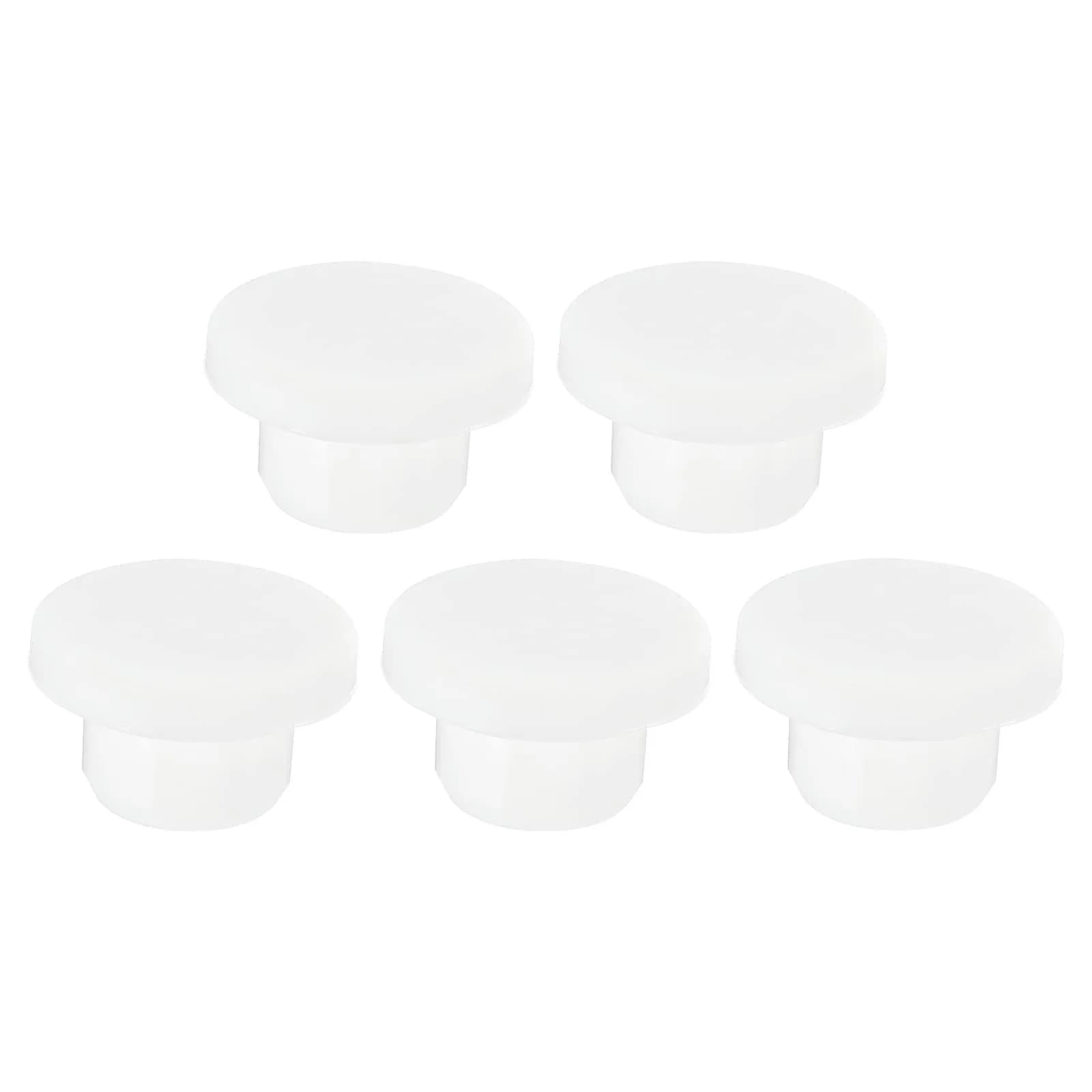 MECCANIXITY Silicone Rubber Hole Plug White 14-15mm | Flexible Lab & Home Seal — 14-15mm