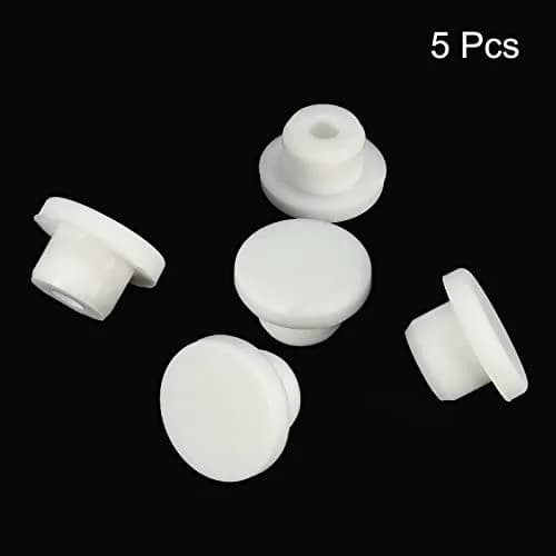 MECCANIXITY Silicone Rubber Hole Plug White 14-15mm | Flexible Lab & Home Seal thumbnail 2