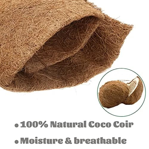 MIOHNAN Natural Coco Coir Fiber Liner Roll Sheet 16x48 inch | Sustainable & Versatile Garden Liner thumbnail 3