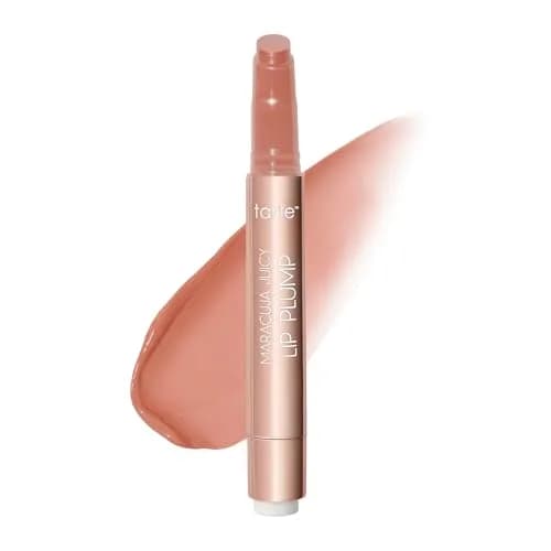 tarte maracuja juicy lip plump – Hydrating & Volumizing Lip Plumper Gloss Balm with Nourishing Hyaluronic Acid, Plumps & Moisturizes, Vegan & Cruelty-Free, full size, peachy beige thumbnail 1