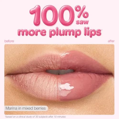 tarte maracuja juicy lip plump – Hydrating & Volumizing Lip Plumper Gloss Balm with Nourishing Hyaluronic Acid, Plumps & Moisturizes, Vegan & Cruelty-Free, full size, peachy beige thumbnail 3