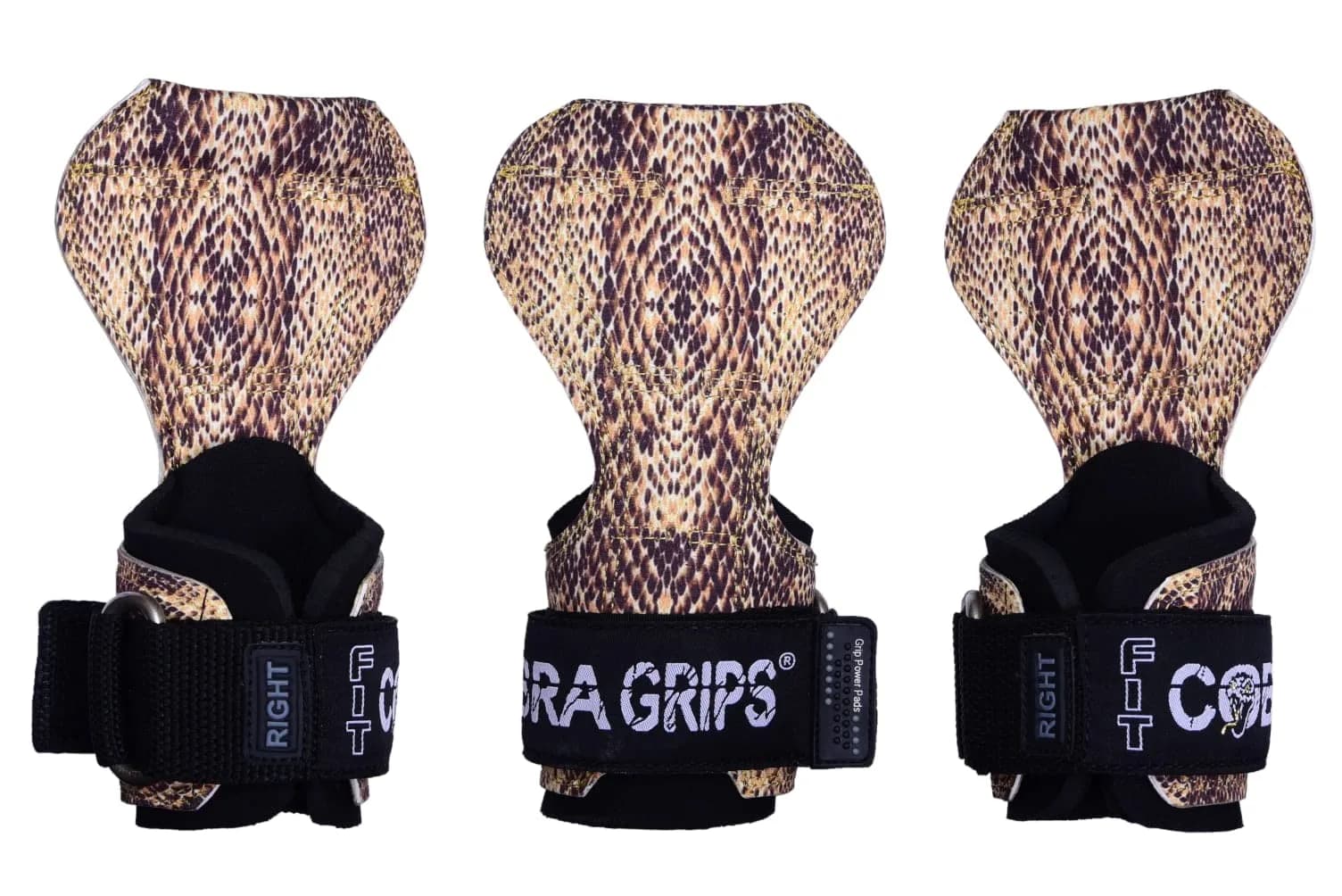 Cobra Grips FIT GL Sub Leather Weight Lifting Gloves with Wrist Wraps - 4.25-7.0" Wrist - main product image