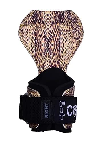 Cobra Grips FIT GL Sub Leather Weight Lifting Gloves with Wrist Wraps - 4.25-7.0" Wrist thumbnail 4
