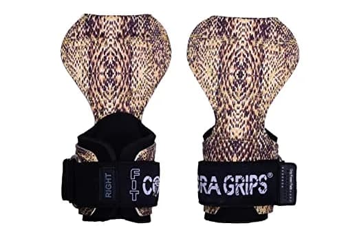 Cobra Grips FIT GL Sub Leather Weight Lifting Gloves with Wrist Wraps - 4.25-7.0" Wrist thumbnail 2