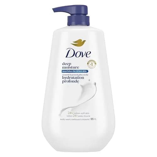 Dove Deep Moisture Body Wash with Pump 2757ml (91.8 Fl Oz) | Dermatologist Recommended for Soft Skin thumbnail 1