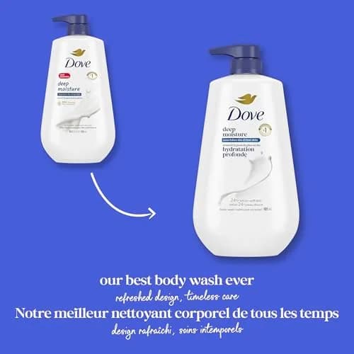 Dove Deep Moisture Body Wash with Pump 2757ml (91.8 Fl Oz) | Dermatologist Recommended for Soft Skin thumbnail 7