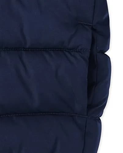 The Children's Place Baby Boys and Toddler Medium Weight Puffer Jacket, Navy, 4T | Wind & Water Resistant thumbnail 2