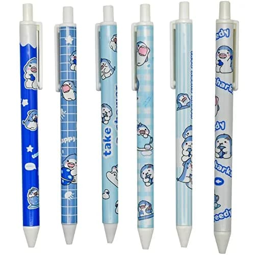 Maydahui 12 PCS Blue Baby Shark Gel Pen | Smooth, Fine Point, Cartoon Animal Design thumbnail 9