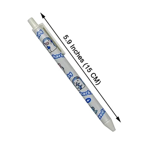 Maydahui 12 PCS Blue Baby Shark Gel Pen | Smooth, Fine Point, Cartoon Animal Design thumbnail 2