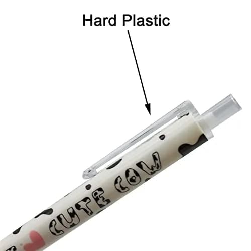 Maydahui 12 PCS Milk Cow Gel Pen 0.5 mm Black Ink | Cute Animal Design for Smooth Writing thumbnail 6