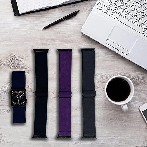 IFCASE Elastic Arm/Ankle Band for Apple Watch 49mm 46mm 45mm 44mm | Breathable Nylon, Adjustable, Water-Resistant thumbnail 7