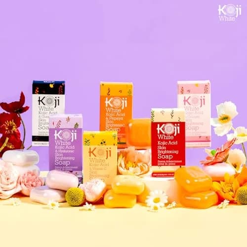 Koji White Kojic Acid & Hyaluronic Acid Skin Brightening Soap 2 Bars | Hydrating, Anti-Aging, Vegan thumbnail 9