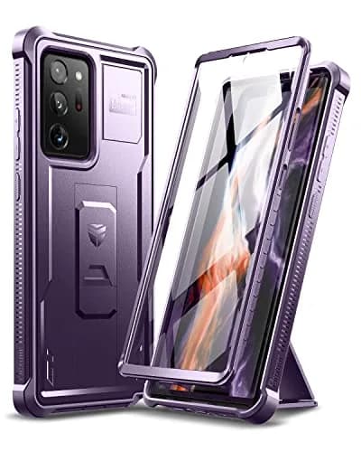 Dexnor Galaxy Note 20 Ultra 5G Case with Screen Protector & Kickstand | Heavy Duty Military Grade Shockproof Cover thumbnail 1