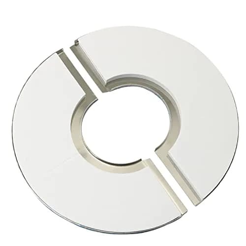 PZRT 2pcs Wall Split Flange Stainless Steel 51mm | Rust-Proof Water Pipe Cover thumbnail 2