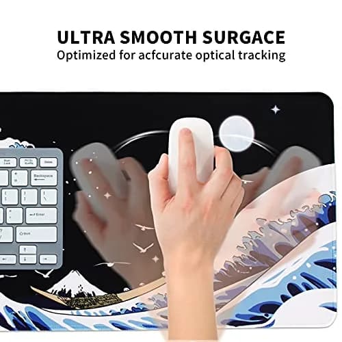MEWOOCUE® Japanese Anime Gaming Mouse Pad XXL 88cm x 40cm (35.4 x 15.7 in) | Waterproof, Non-Slip, Smooth Surface thumbnail 6
