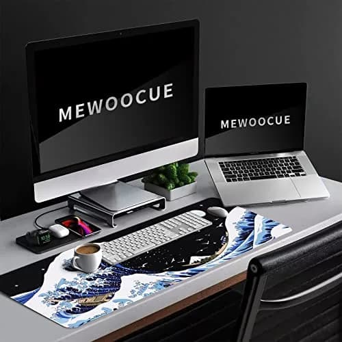 MEWOOCUE® Japanese Anime Gaming Mouse Pad XXL 88cm x 40cm (35.4 x 15.7 in) | Waterproof, Non-Slip, Smooth Surface thumbnail 9