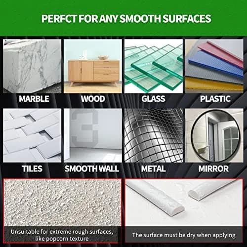 LONGKING 10 ft (3.05 m) Peel and Stick Trim | Flexible White PVC Molding for Walls, Borders, Backsplash thumbnail 5