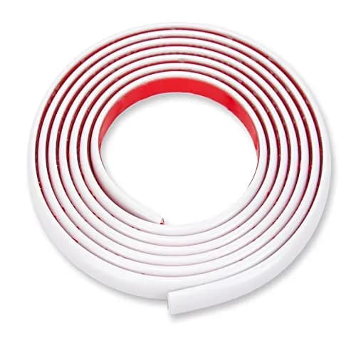 LONGKING 10 ft (3.05 m) Peel and Stick Trim | Flexible White PVC Molding for Walls, Borders, Backsplash thumbnail 9