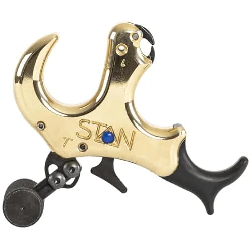 Stan OnneX Thumb Archery Release – Modular Trigger with Zero Travel, Adjustable Tension, 3 & 4 Finger Options, Heavy Metal, L thumbnail 1