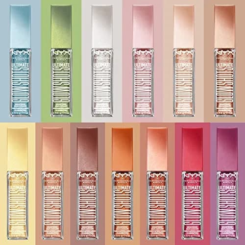 NYX PROFESSIONAL MAKEUP Ultimate Glow Shots Liquid Eyeshadow Grapefruit Glow 7.39ml (0.25 Fl Oz) | Shimmer with Vitamin C thumbnail 7