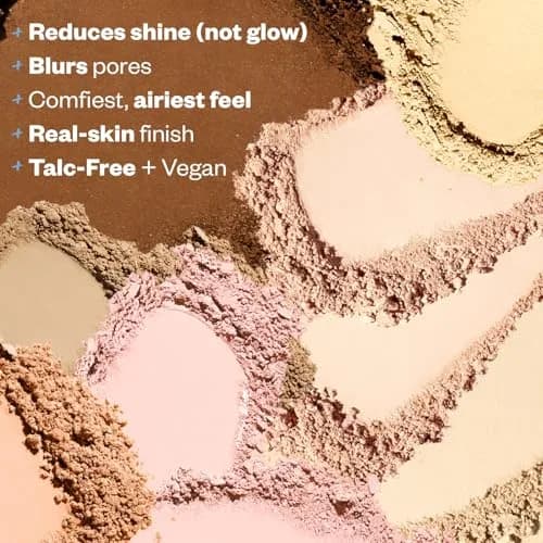 Kosas Cloud Set Baked Setting Powder, Velvety (Sheer Deep) 0.3 Ounce (8.5g) | Blurs Pores & Controls Shine thumbnail 4
