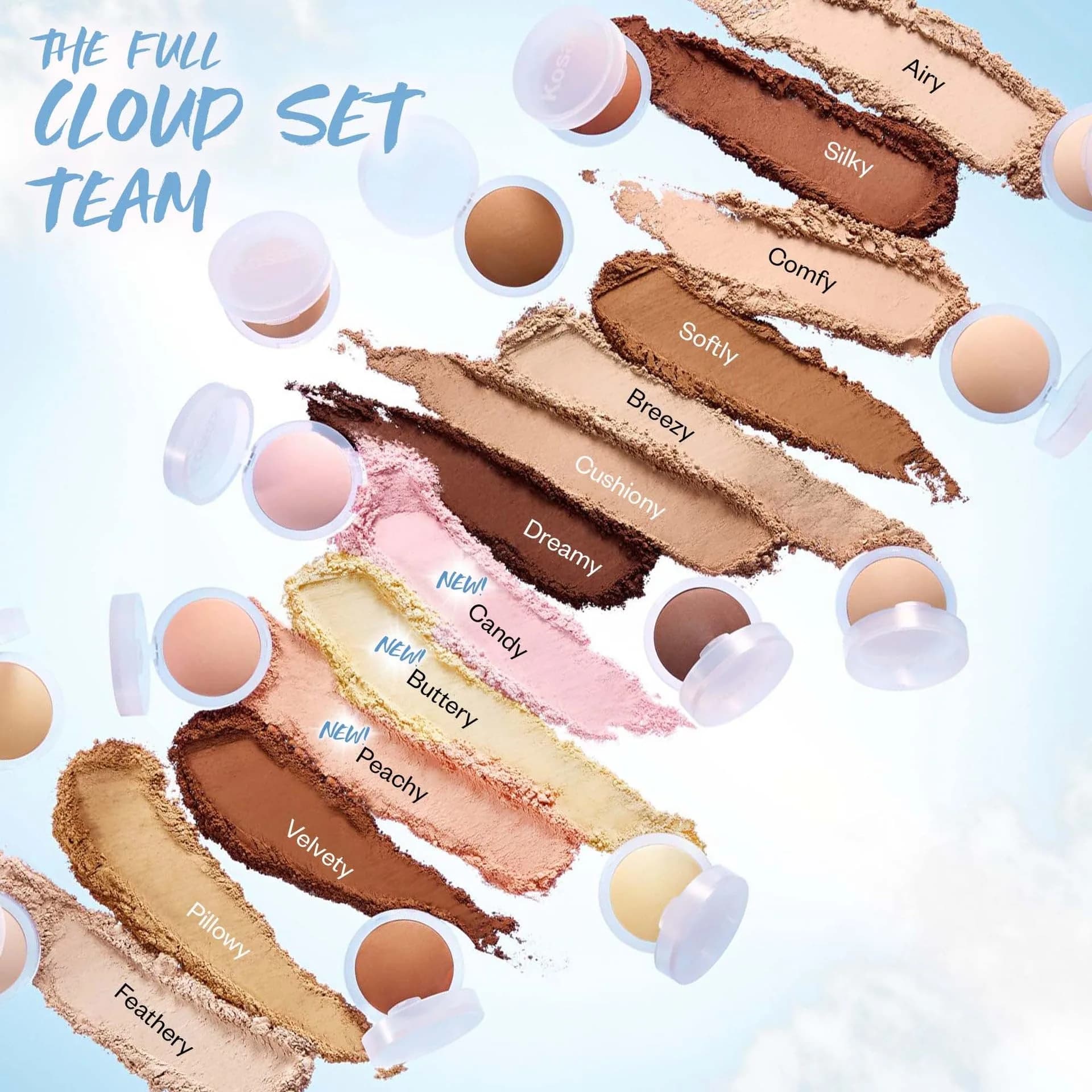Kosas Cloud Set Baked Setting Powder, Velvety (Sheer Deep) 0.3 Ounce (8.5g) | Blurs Pores & Controls Shine - view 7