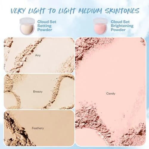Kosas Cloud Set Baked Setting Powder, Velvety (Sheer Deep) 0.3 Ounce (8.5g) | Blurs Pores & Controls Shine thumbnail 9