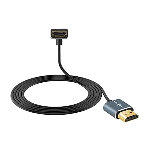 Twozoh HDMI Cable 3.3FT Downward Angled 90° | 4K@60Hz Support, Ultra Thin & Slim thumbnail 5
