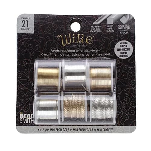 The Beadsmith Craft Wire Assortment - Tarnish-Resistant Copper Wire for Jewelry Making, 21 Gauge, 6-Pack, 12 Yds Total | Medium Temper Wire for Crafts thumbnail 8