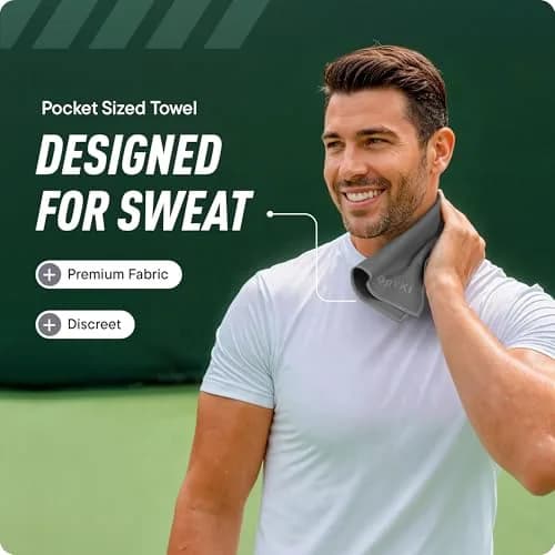 DRYKI Pocket-Sized Sweat Towels 25cm x 25cm (10" x 10") | Absorbs 7x More, Dries 10x Faster thumbnail 2