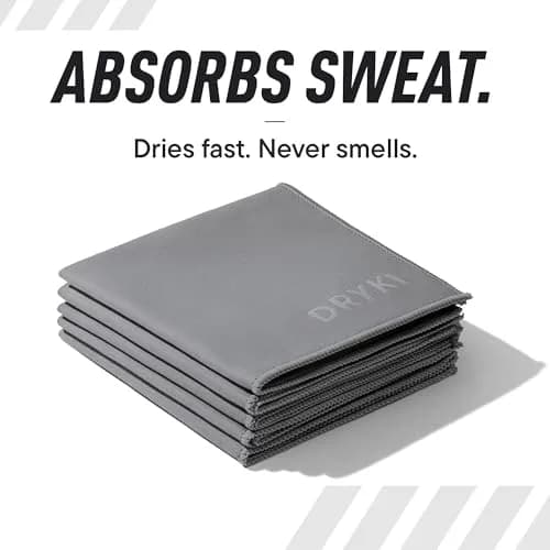 DRYKI Pocket-Sized Sweat Towels 25cm x 25cm (10" x 10") | Absorbs 7x More, Dries 10x Faster thumbnail 3
