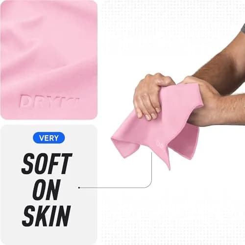 DRYKI Microfiber Sweat Towels 25cm x 25cm (10" x 10") | Quick Dry, Super Absorbent, Odor-Resistant thumbnail 5