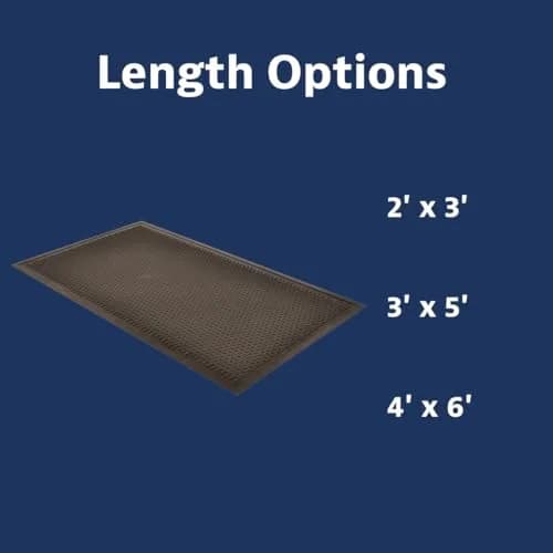 Notrax Soil Guard™ Rubber Scraper Entrance Mat 4' x 6' | Heavy-Duty Weatherproof Rubber Mat thumbnail 6