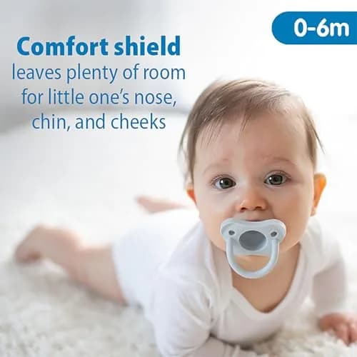 Dr. Brown's HappyPaci Silicone Pacifier 3-Pack | Soft, Safe, and Easy to Clean thumbnail 6