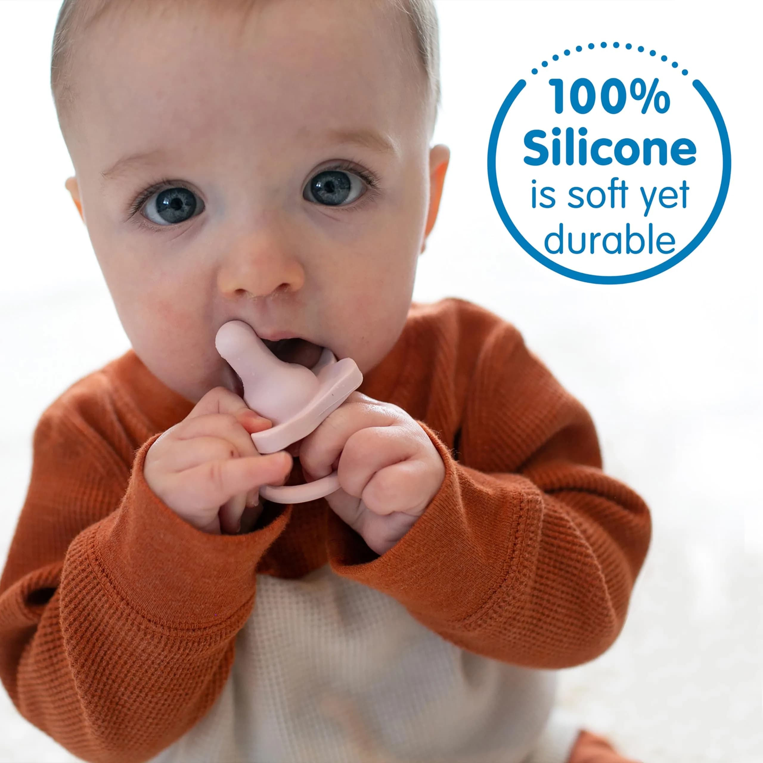 Dr. Brown's HappyPaci Silicone Baby Pacifier 0-6m | BPA-Free, Contoured Shield, 3-Pack - view 6