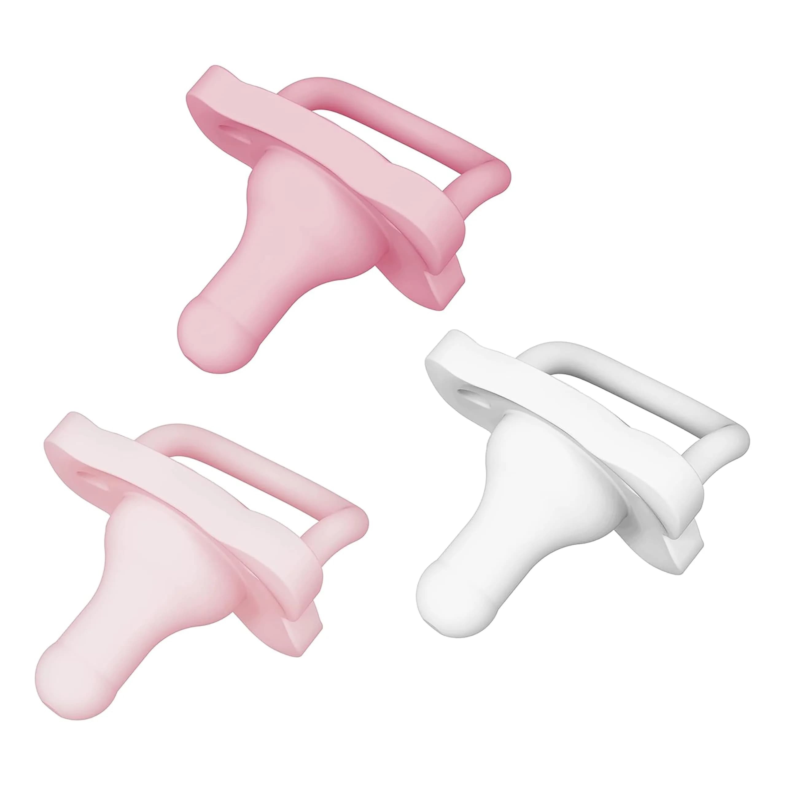 Dr. Brown's HappyPaci Silicone Baby Pacifier 0-6m | BPA-Free, Contoured Shield, 3-Pack - main product image