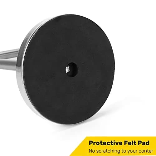 WAYDELI T-Shape Hand Towel Holder Stand 29.2 cm (11.5 in) | Heavy Weighted Base for Bathroom Countertops thumbnail 6