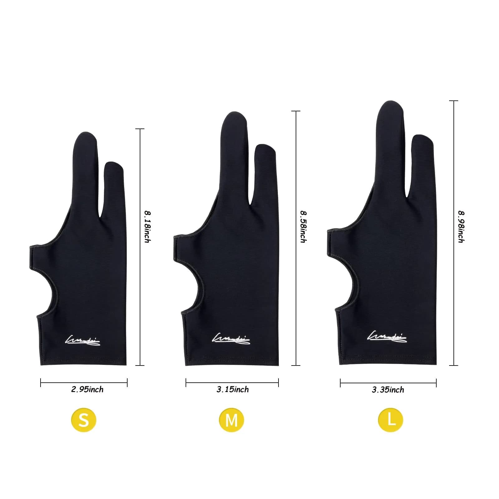 WooKoudai Digital Drawing Glove 2 Pack, Large | Smudge Guard for Artists - view 5