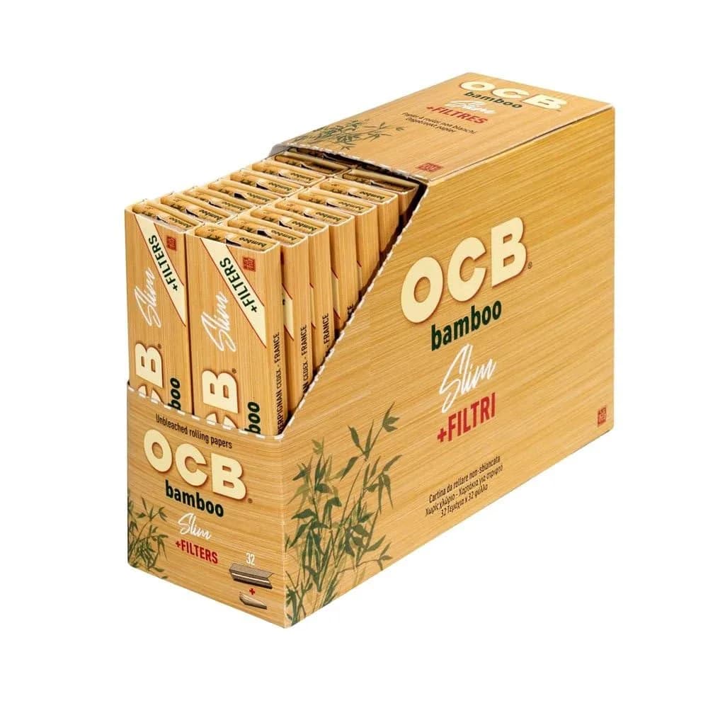 OCB Bamboo King Size Slim Paper | Unbleached Bamboo Cigarette Paper (12g) — king size slim