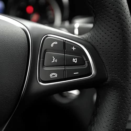 Angelguoguo Steering Wheel Button Cover for Mercedes Benz A B CLA GLA GLE CLS SLC SL Vito Class | Durable ABS Fitment thumbnail 7