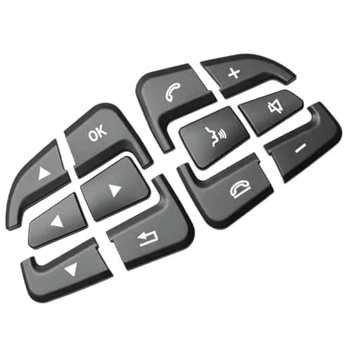 Angelguoguo Steering Wheel Button Cover for Mercedes Benz A B CLA GLA GLE CLS SLC SL Vito Class | Durable ABS Fitment thumbnail 4