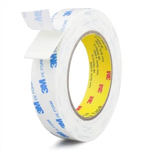 Hasaky 1600T Double Sided Tape 25mm (1in) x 5m (16.5ft) x 1.1mm Thick | Heavy Duty Waterproof Mounting Tape for Walls, Cars, and LED Strips thumbnail 1