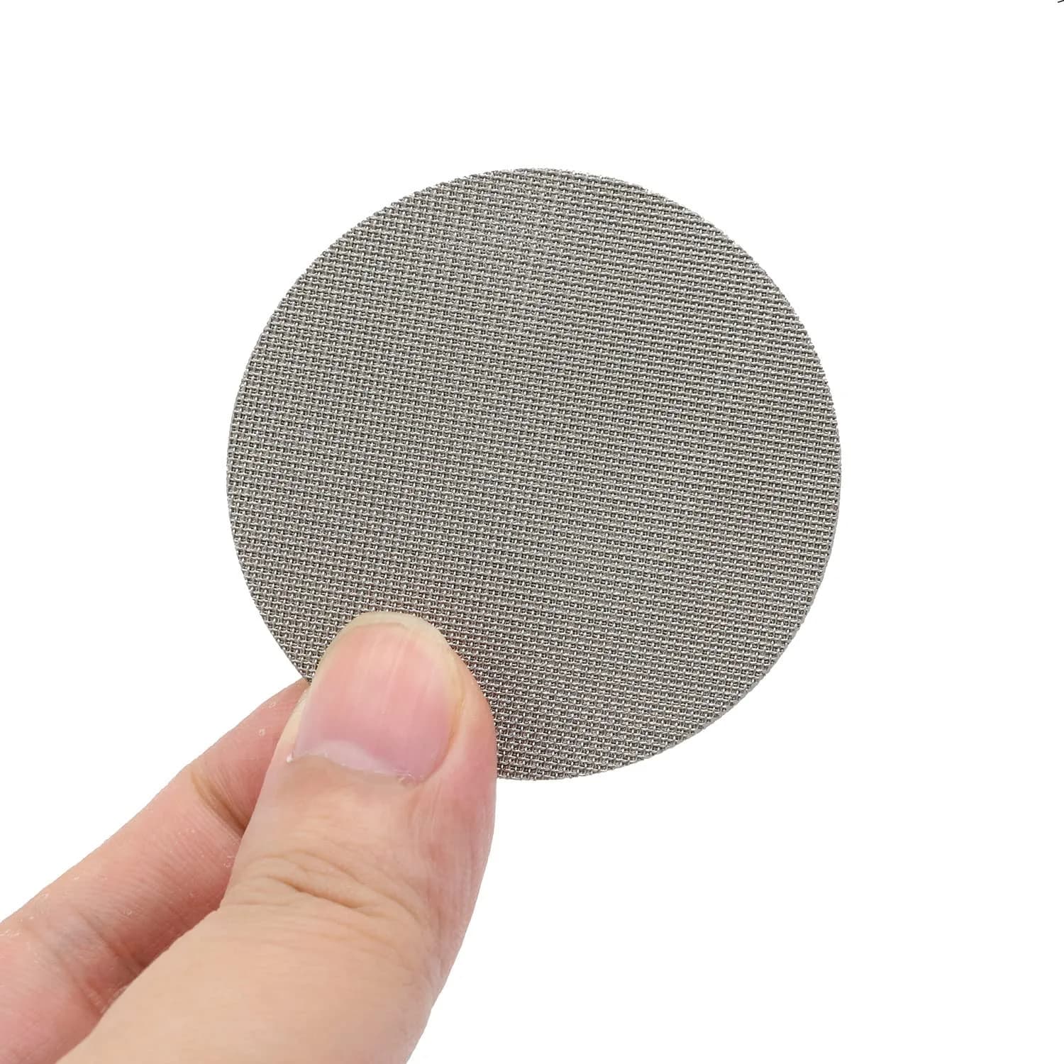 XIWENQUKU 51mm Coffee Portafilter Puck Screen 2-Pack | 100μm Stainless Steel Mesh Filter - view 3