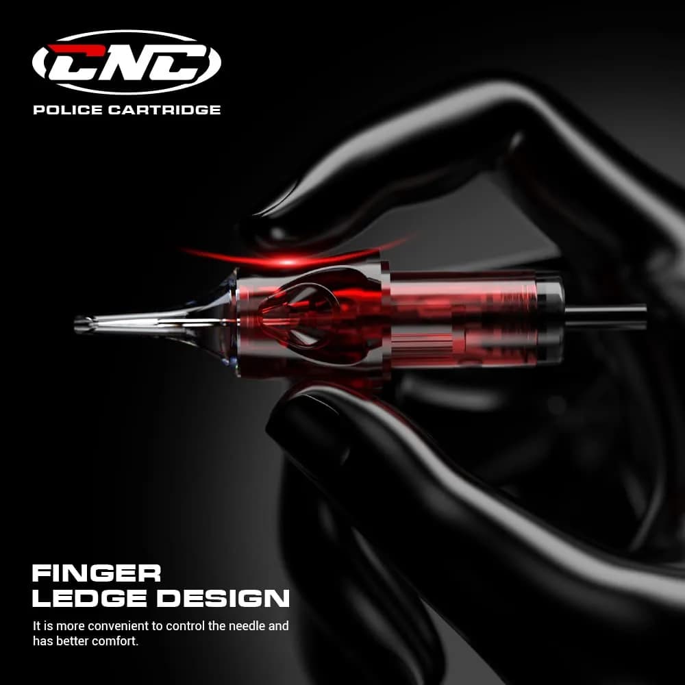 CNC 14RL Tattoo Needles Cartridge 20Pcs #10 Bugpin Round Liner with Membrane - view 7